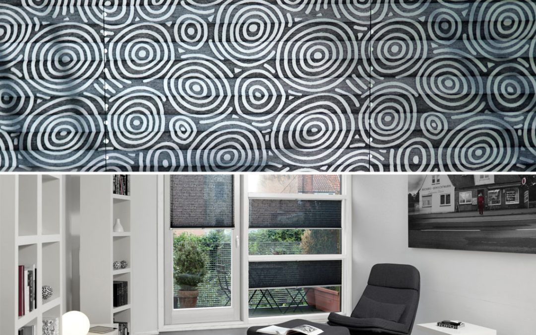 Making a fashion statement with black window dressings