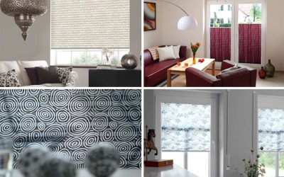 Dressing your windows with patterned blinds